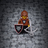Cobblestone Flooring - Custom Printed 2x2 Tile made using LEGO part