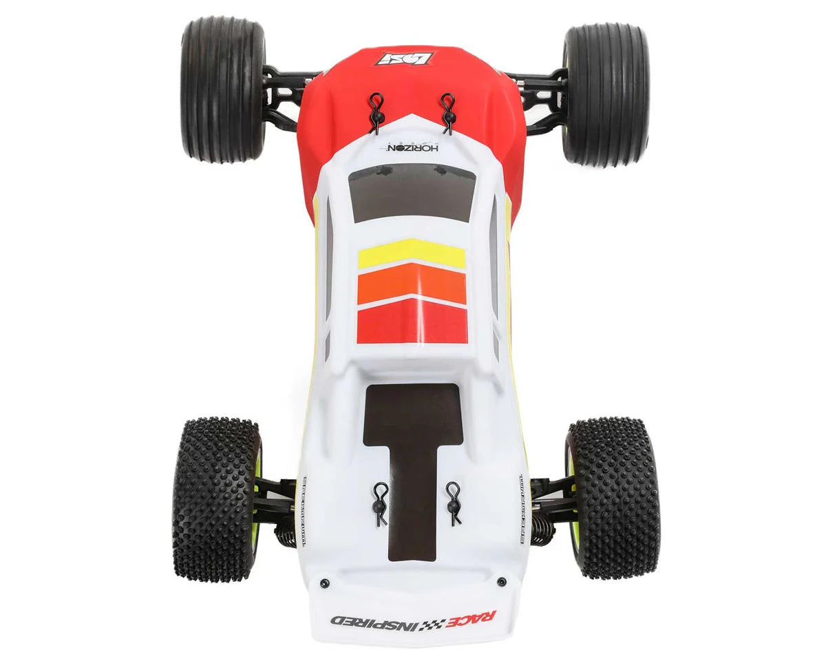 Losi LOS-1056T1 Mini-T 2.0 V2 1/18 RTR 2WD Brushless Stadium Truck (Red) w/2.4GHz Radio, Battery & Charger