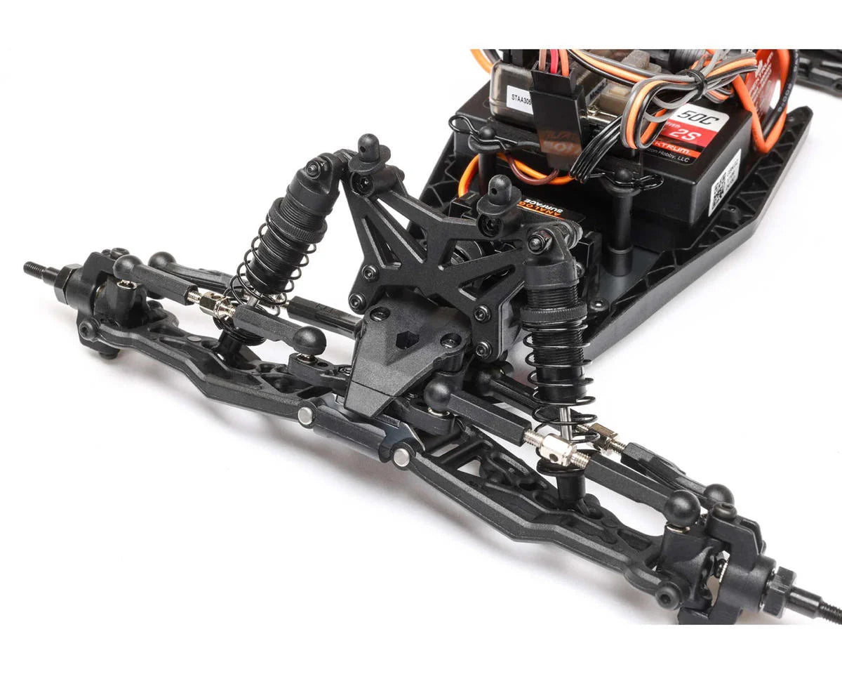 Losi LOS-1056T1 Mini-T 2.0 V2 1/18 RTR 2WD Brushless Stadium Truck (Red) w/2.4GHz Radio, Battery & Charger