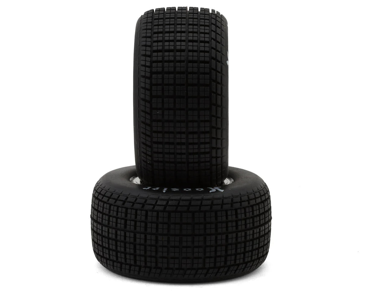 Losi LOS-2425 22S Sprint Rear Pre-Mounted Hoosier Tires (Chrome) (2) (Hard)