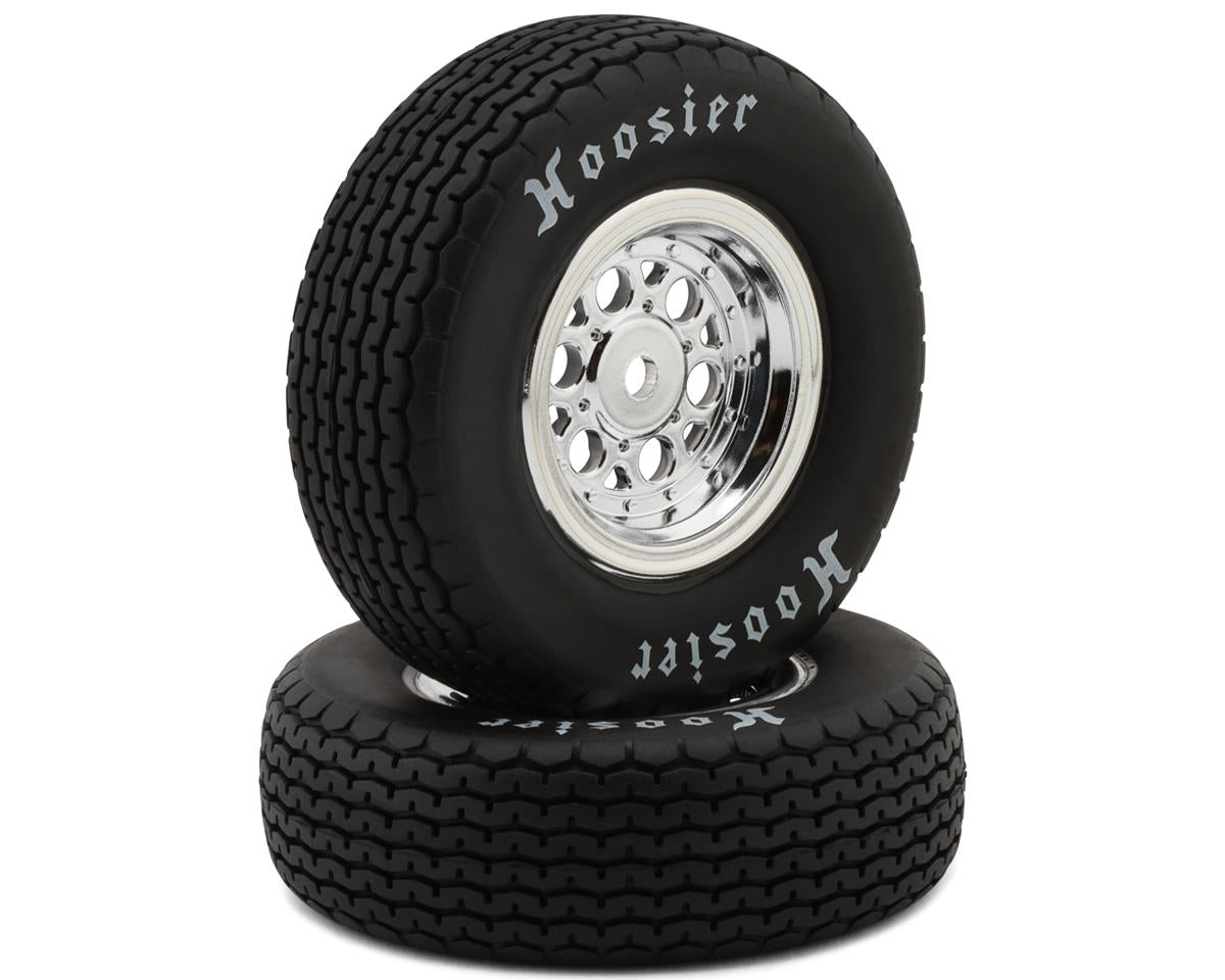 Losi LOS-2430 22S Sprint Front Pre-Mounted Hoosier Tires (Chrome) (2) (Soft)