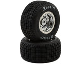 Losi LOS-2442 22S Sprint Rear Pre-Mounted Hoosier Tires (Chrome) (2) (Soft)