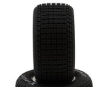 Losi LOS-2442 22S Sprint Rear Pre-Mounted Hoosier Tires (Chrome) (2) (Soft)