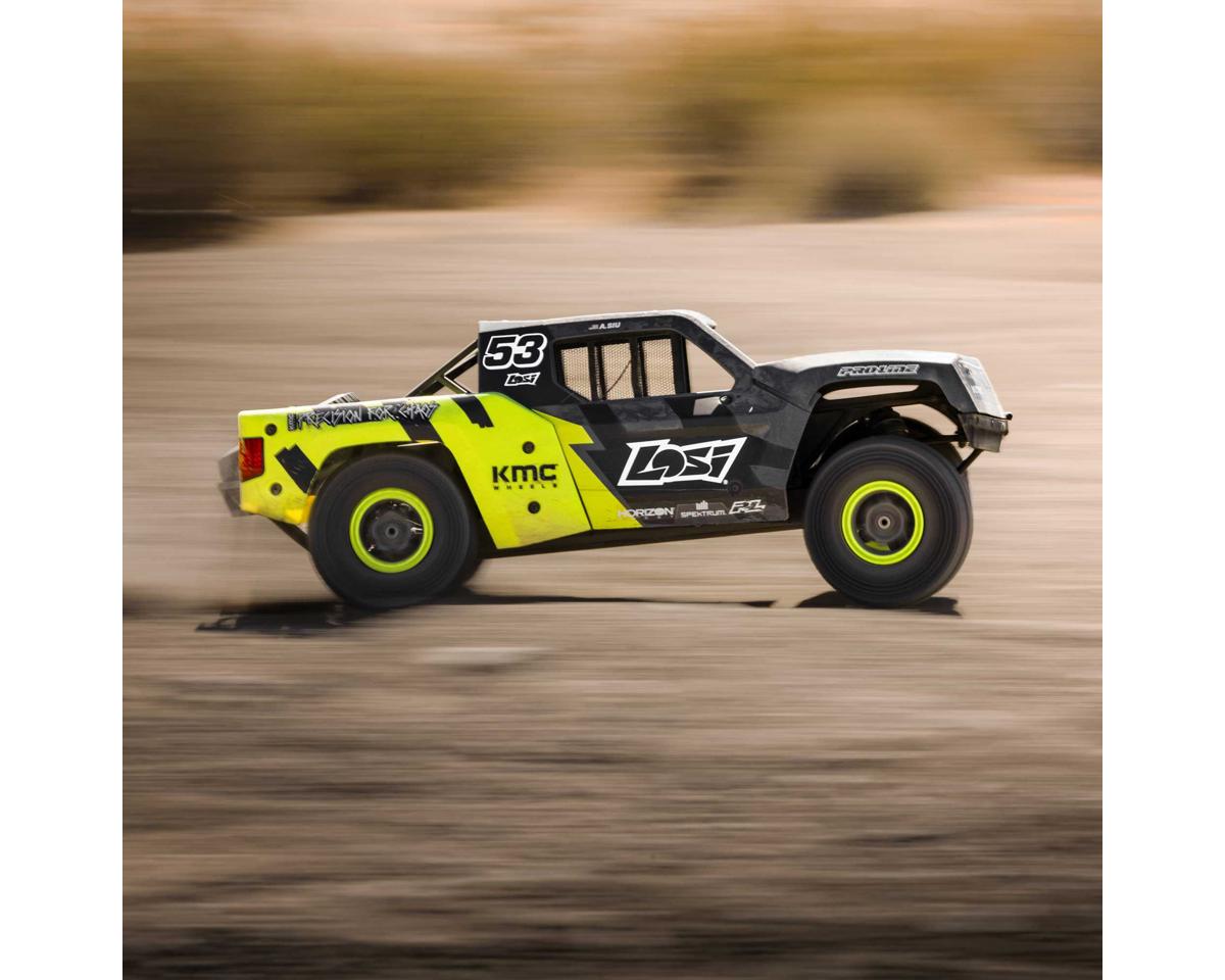 Losi LOS05025 5IVE-TG 3.0 1/5 4WD RTR Gas Desert Truck (Grey/Yellow) w/2.4GHz Radio & 35.2cc Gasoline Engine
