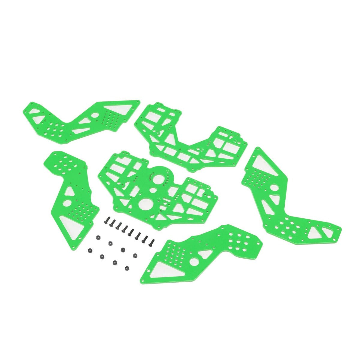 Losi LOS241058 Chassis Set Green LMT Mega KS