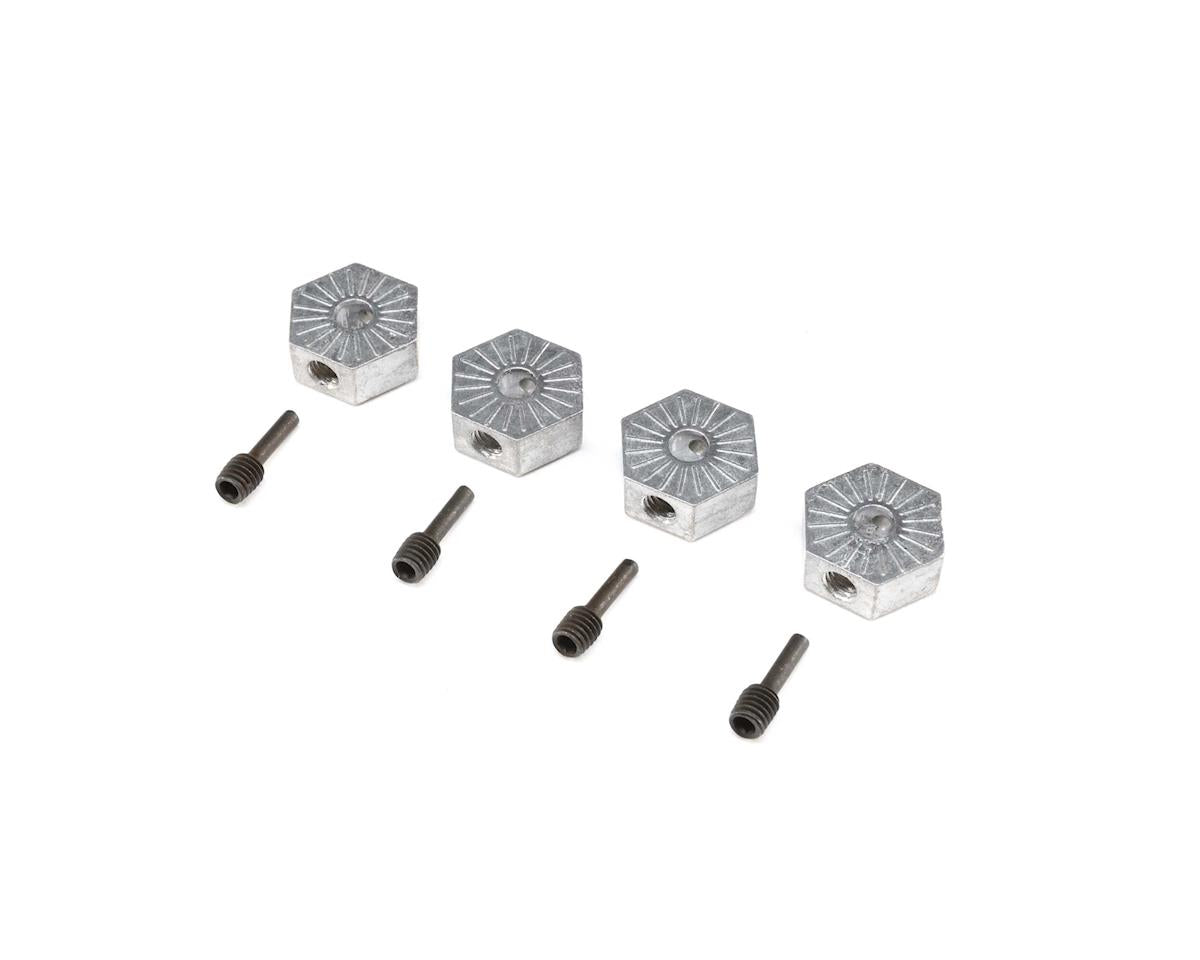 Losi LOS242053 17mm Hex Adapter with Screwpin (4): LMT