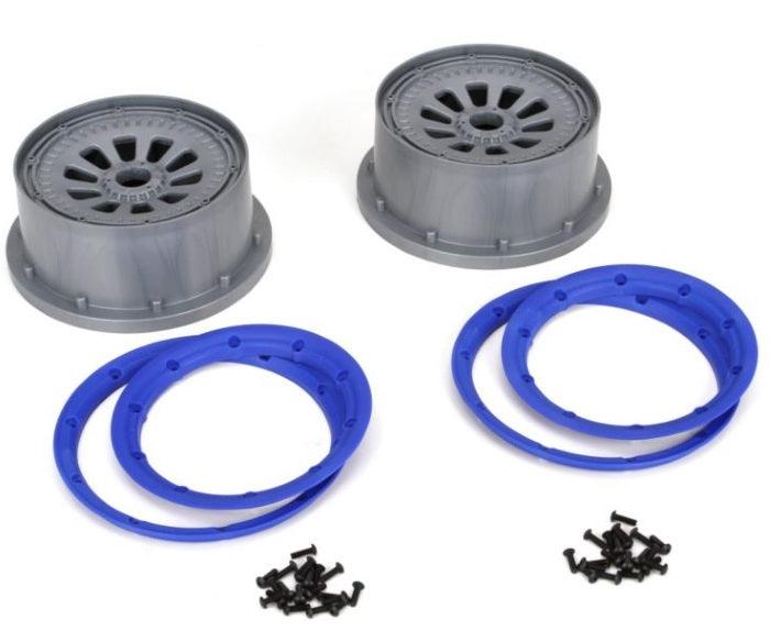 Losi LOSB7027 Wheel and Beadlock Set (2): 5IVE-T