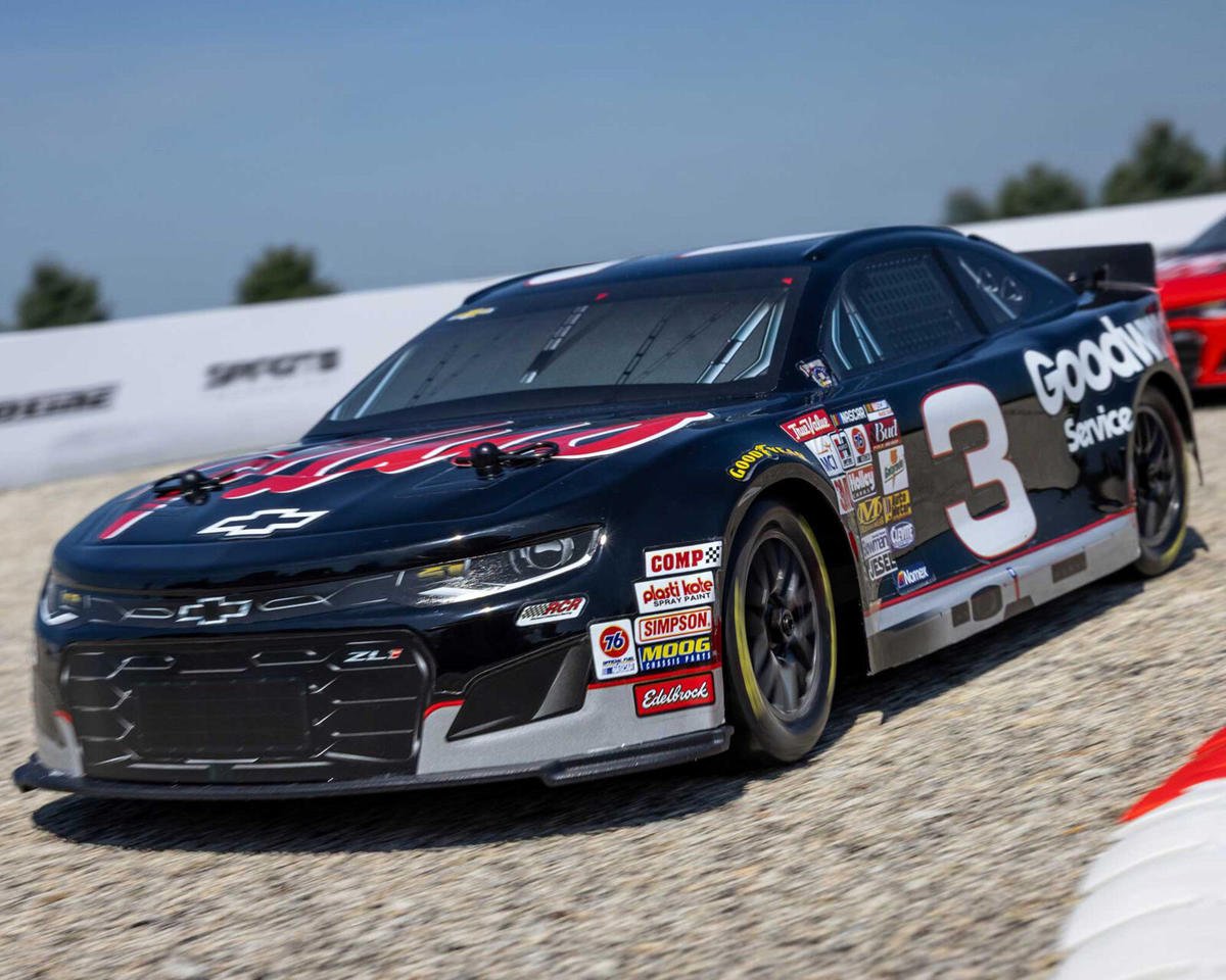 Losi LOSF1122503 NASCAR #3 Chevy Camaro ZL1 1/12 2S AWD RTR On-Road Car w/2.4GHz Transmitter, Battery, & Charger