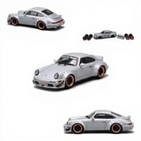 CM Model Porsche 964 Widebody Nero Gray 1:64