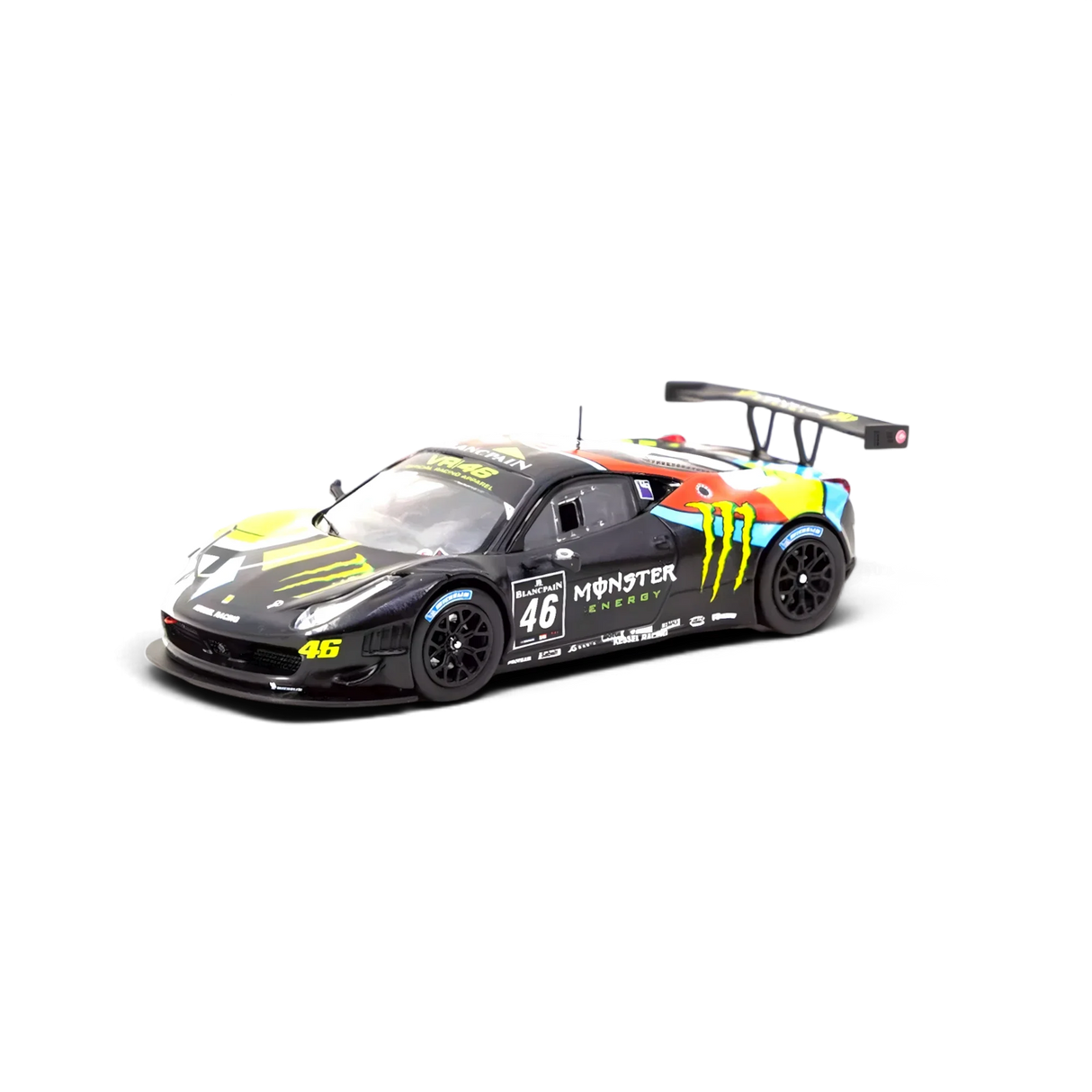 Tarmac Works Hobby64 Ferrari 458 Italia GT3 Blancpain Endurance 2012 V. Rossi 1:64 T64-073-12BGT46M