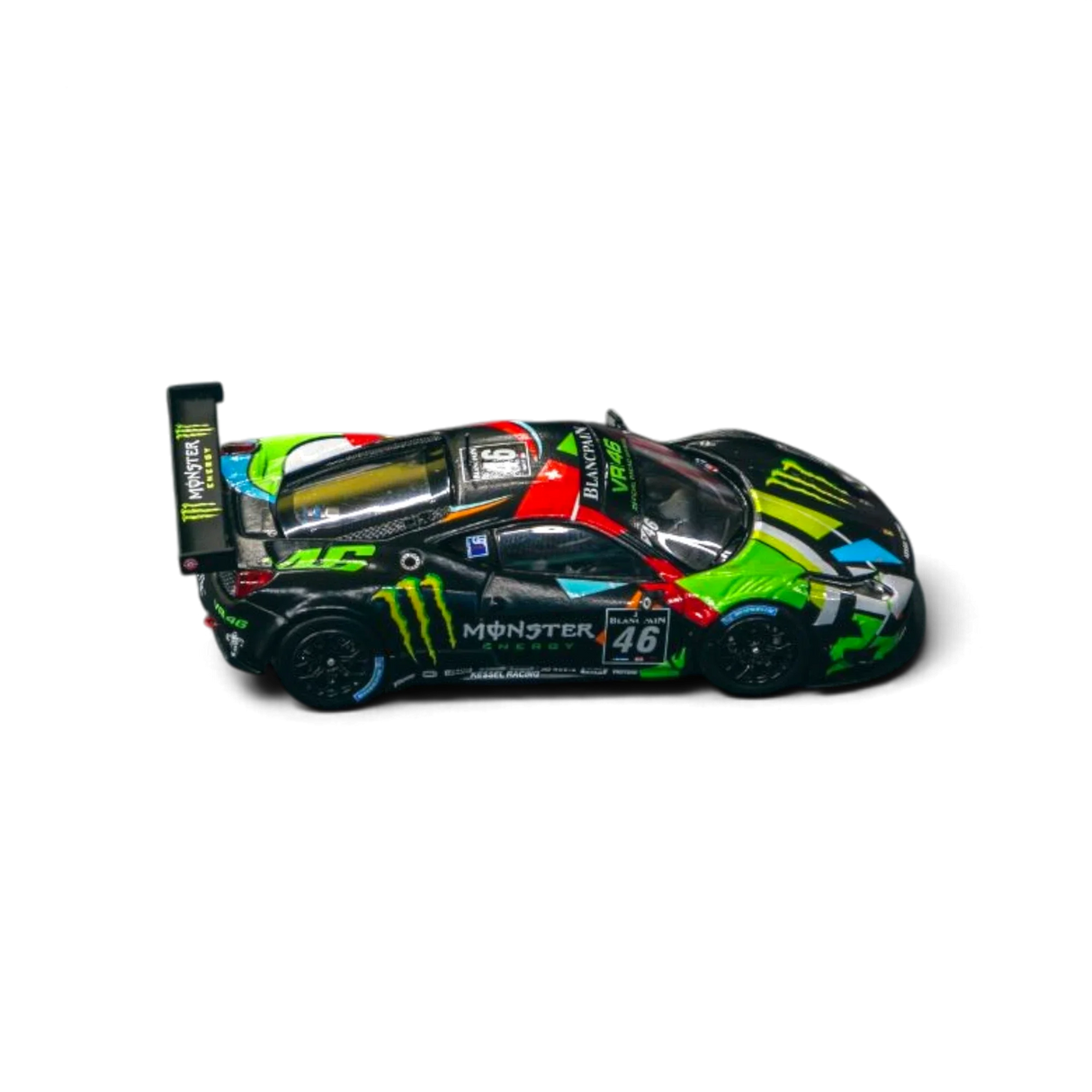 Tarmac Works Hobby64 Ferrari 458 Italia GT3 Blancpain Endurance 2012 V. Rossi 1:64 T64-073-12BGT46M