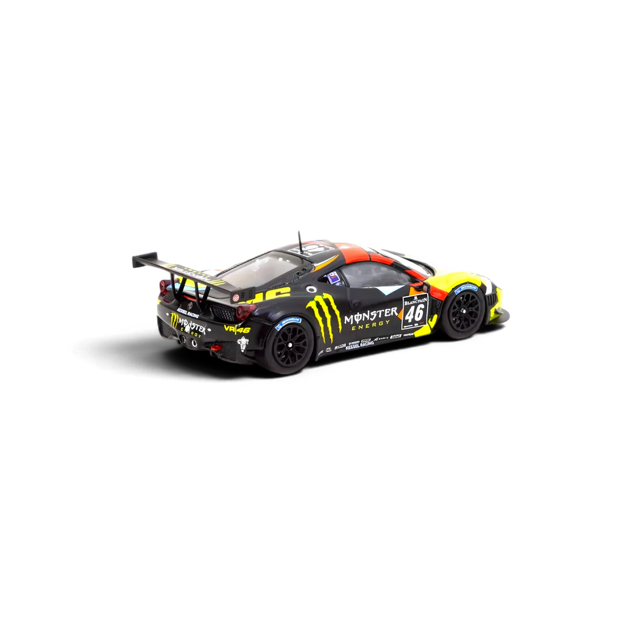 Tarmac Works Hobby64 Ferrari 458 Italia GT3 Blancpain Endurance 2012 V. Rossi 1:64 T64-073-12BGT46M