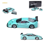 Stance Hunters Ferrari F40 LM Light Aqua Green 1:64