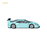 Stance Hunters Ferrari F40 LM Light Aqua Green 1:64