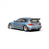 Pop Race Honda Civic EG6 Raw Metal 1:64
