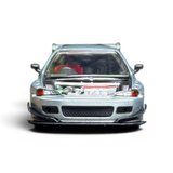 Pop Race Honda Civic EG6 Raw Metal 1:64