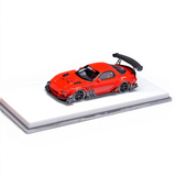 YM Model x Minicraftsman Mazda RX-7 Modified Red 1:64