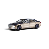 AR BOX 2021 Mercedes-Benz Maybach W223 Blue-Gold 1:64
