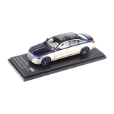 AR BOX 2021 Mercedes-Benz Maybach W223 Blue-Gold 1:64