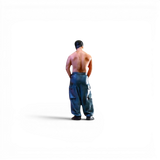 EHC Model Muscle Man Duo Resin Figure Set 1:64
