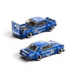 (Pre-Order) PopRace Skyline GT-R V8 Drift (Hakosuka) Calsonic Blue 1:64