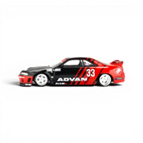 Mini-GT x KAIDO Nissan Skyline GT-R R33 Kaido Works ADVAN 1:64