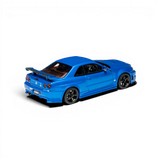Cars' Lounge Nissan Skyline GT-R R34 Z-TUNE Bayside Blue 1:64