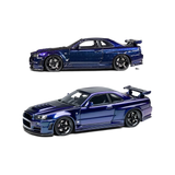 Cars' Lounge Nissan Skyline GT-R R34 Z-TUNE Midnight Purple 1:64