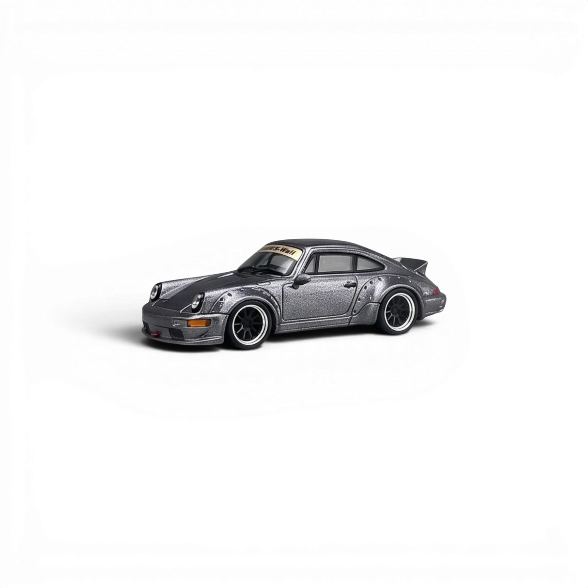 CM Model Porsche 964 Widebody Metallic Gray 1:64