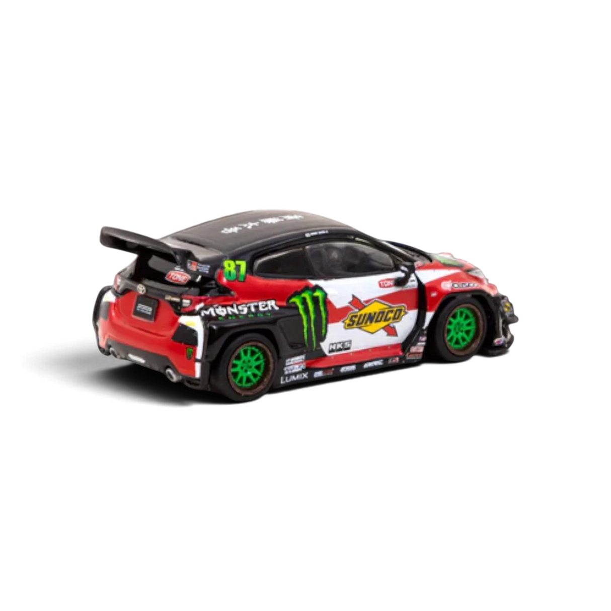 Tarmac Works Toyota Yaris GR Monster Drift 1:64