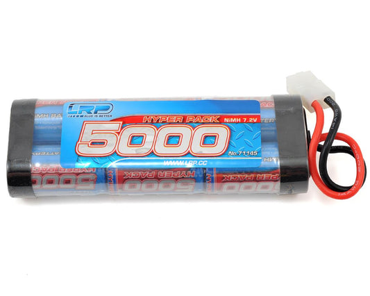 LRP 71145 Pack 6-Cell NiMH Stick Pack Battery w/Tamiya Connector (7.2V/5000mAh)