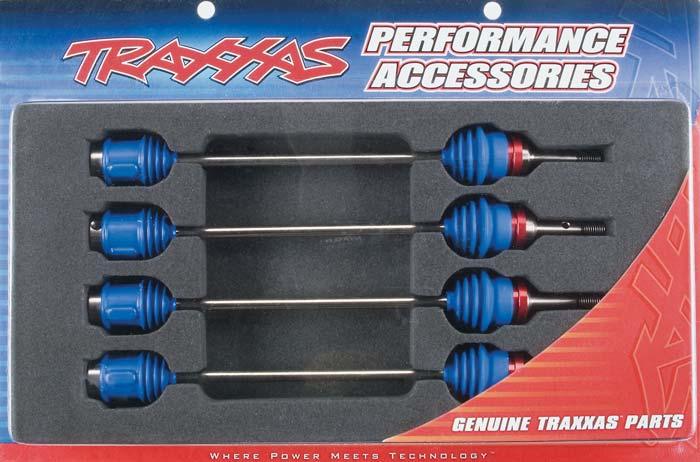Traxxas 5451R Steel Driveshafts/Drive Shafts w/OptiDrive CVD : T-Maxx 3.3 4907