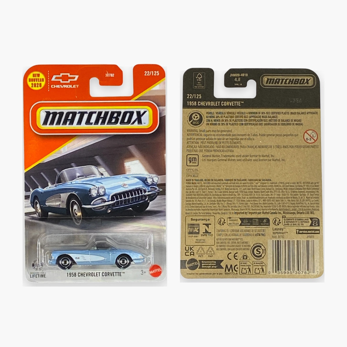 Matchbox 1958 Chevrolet Corvette | Matchbox Series 22/125