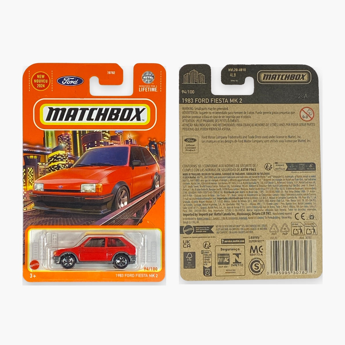 Matchbox 1983 Ford Fiesta MK2 | Matchbox Series 94/100