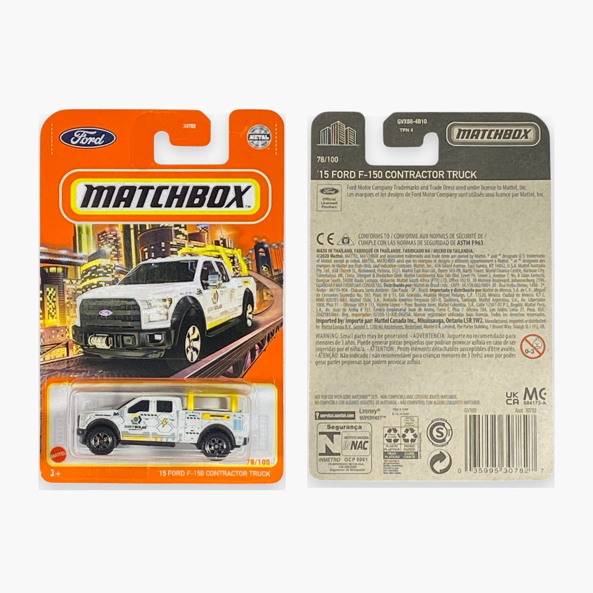 Matchbox '15 Ford F-150 Contactor Truck | Matchbox Series 78/100
