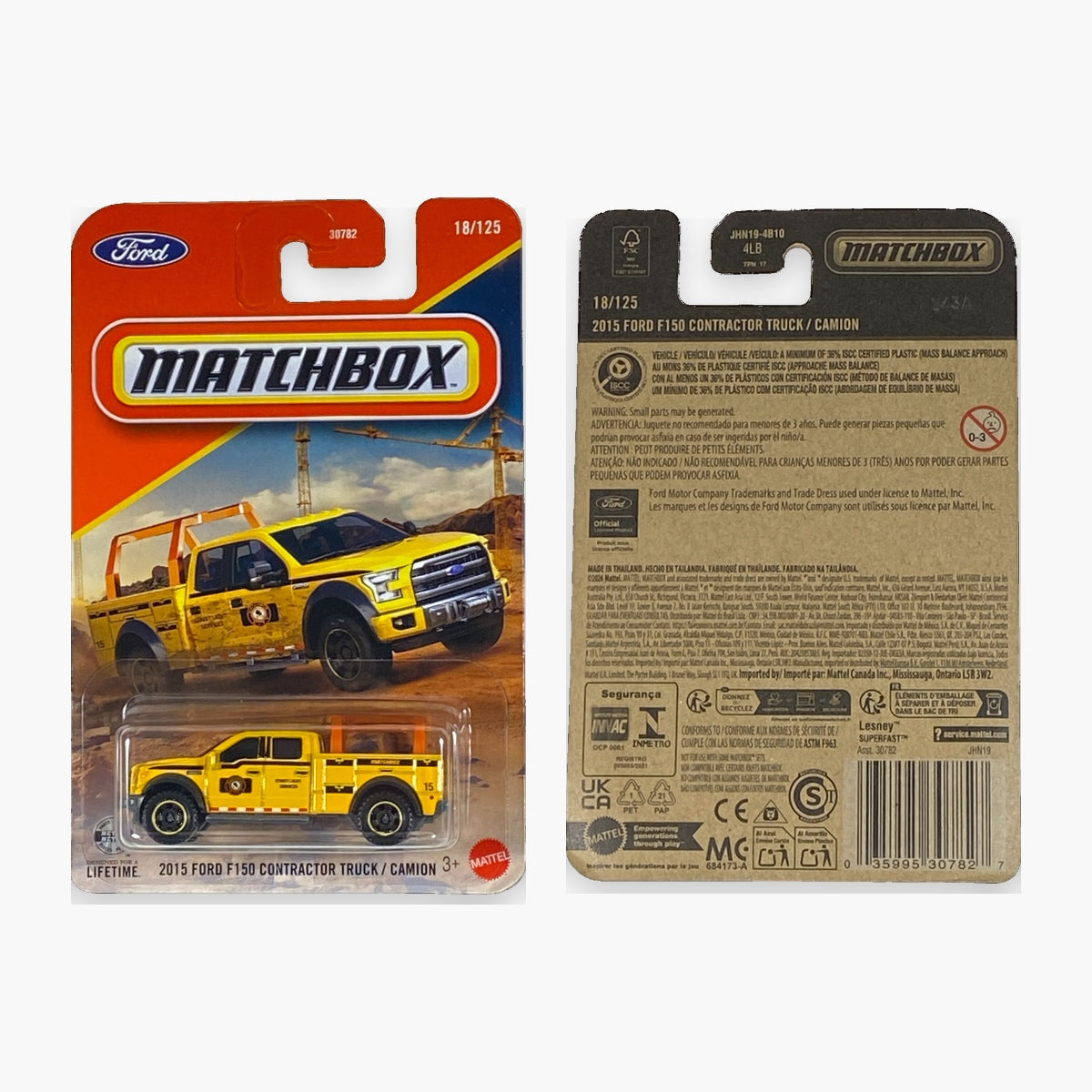 Matchbox '15 Ford F-150 Contactor Truck / Camion | Matchbox Series 18/125