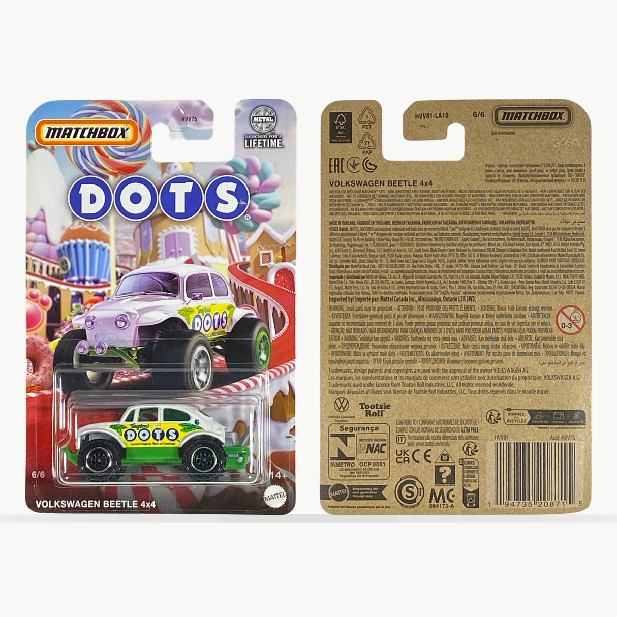 Matchbox Volkswagen Beetle 4x4 | Candy Series 6/6