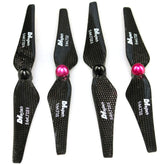 2 Pair 9" 9443 Carbon Fiber DJI Phantom 2 Vision+ Self-Tightening Propeller Prop