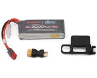 MJX HYPER GO Angry Snailâ„¢ 2S 25C LiPo Battery (7.4V/3000mAh) w/T-Style Connector, Hold-Down, & XT60 Adapter