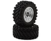 MJX HYPER GO H12Y/H12Y+ Pre-Mounted Tires (Chrome) (2)
