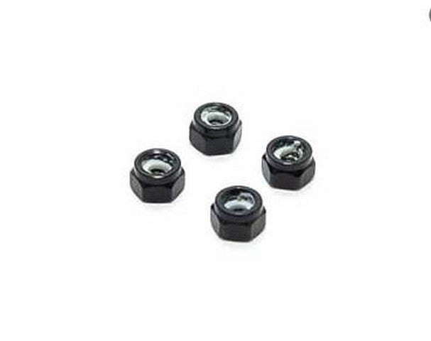 MARKA MRK-2388-K ALU 2MM WHEEL LOCK NUT - BLACK (4PCS)