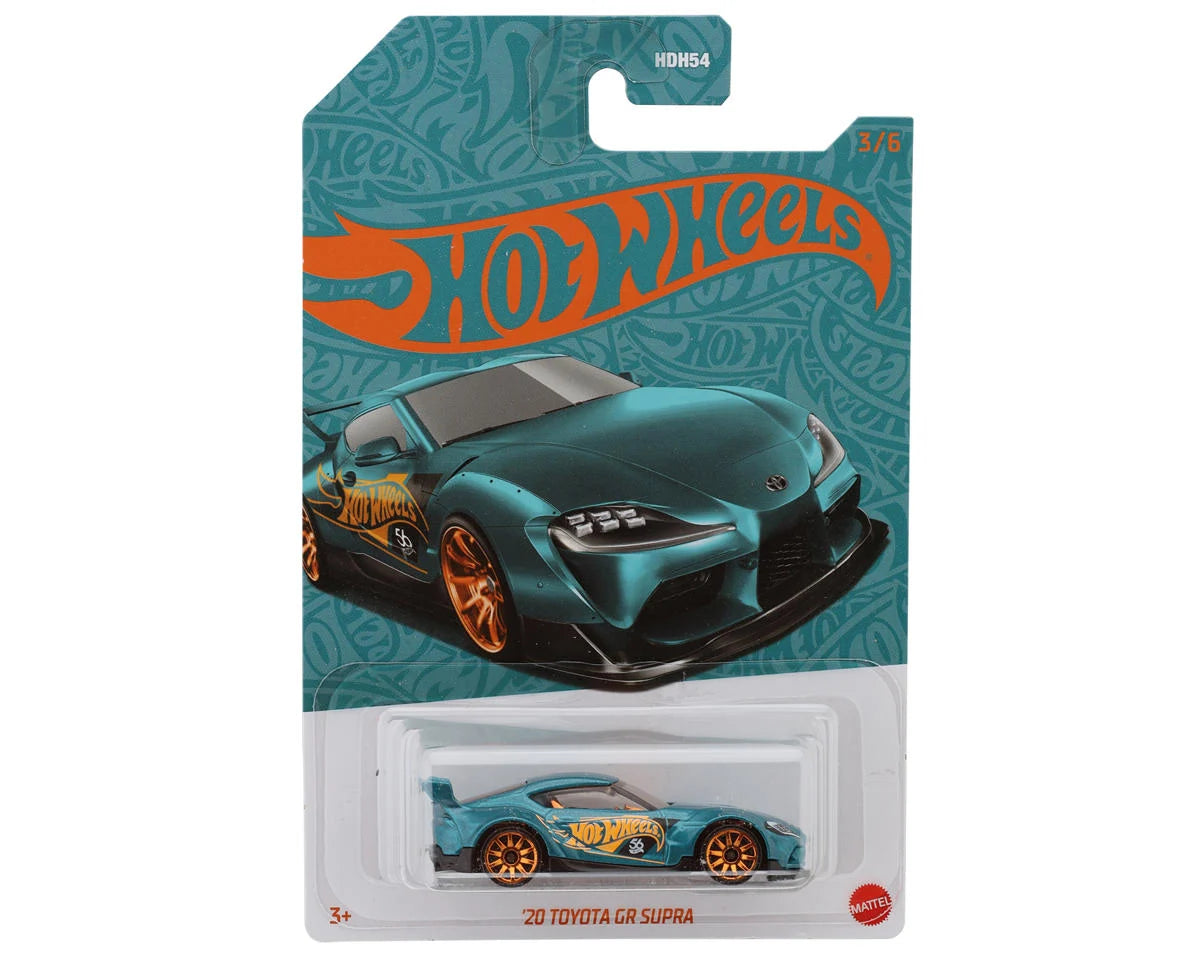 Mattel Hot Wheels MTTHDH54_BOX Yearly Anniversary Assortment (24) (Randomly Chosen)