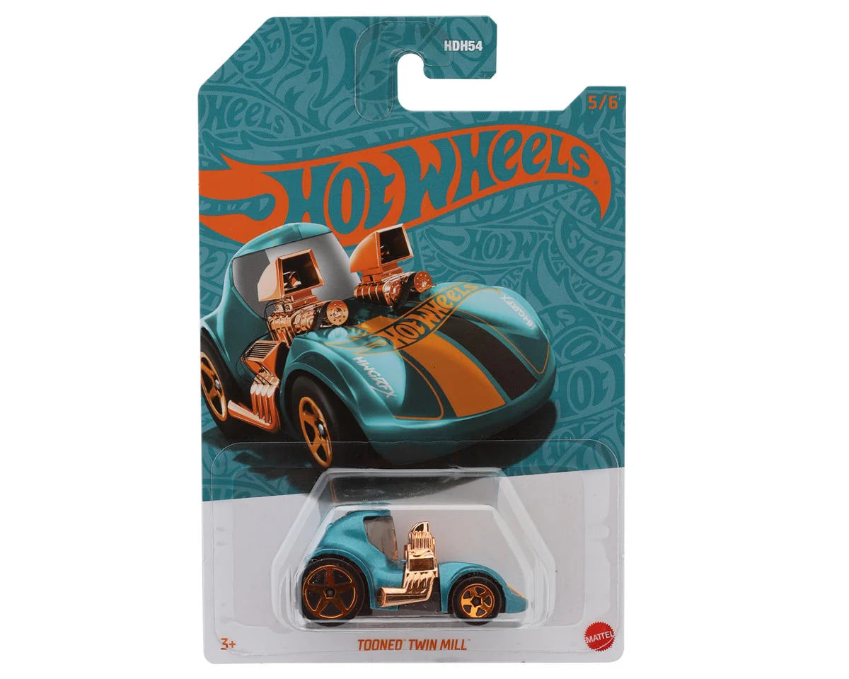 Mattel Hot Wheels MTTHDH54_BOX Yearly Anniversary Assortment (24) (Randomly Chosen)