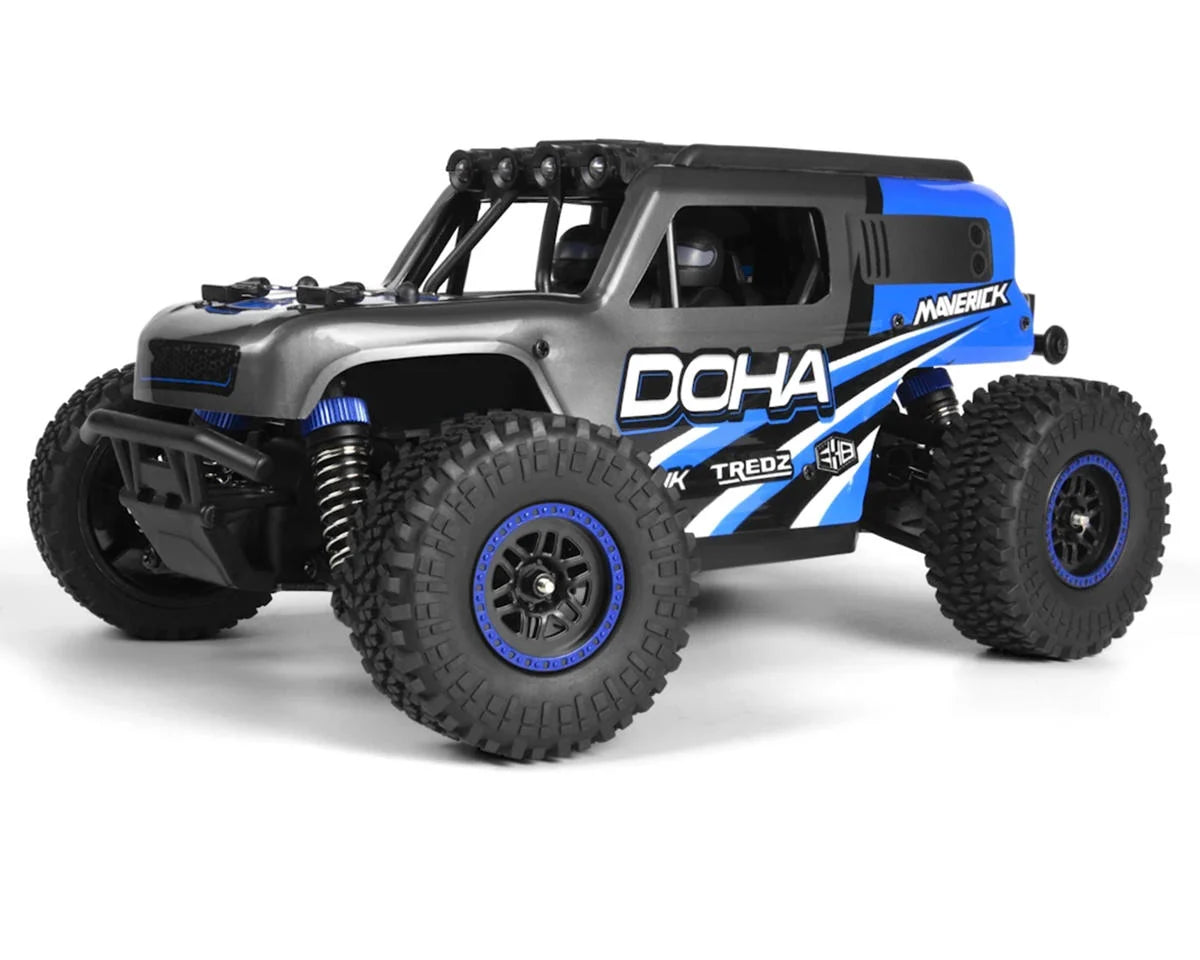 Maverick MVK150700 DOHA 1/20 RTR 4WD Electric Mini Desert Truck (Blue)