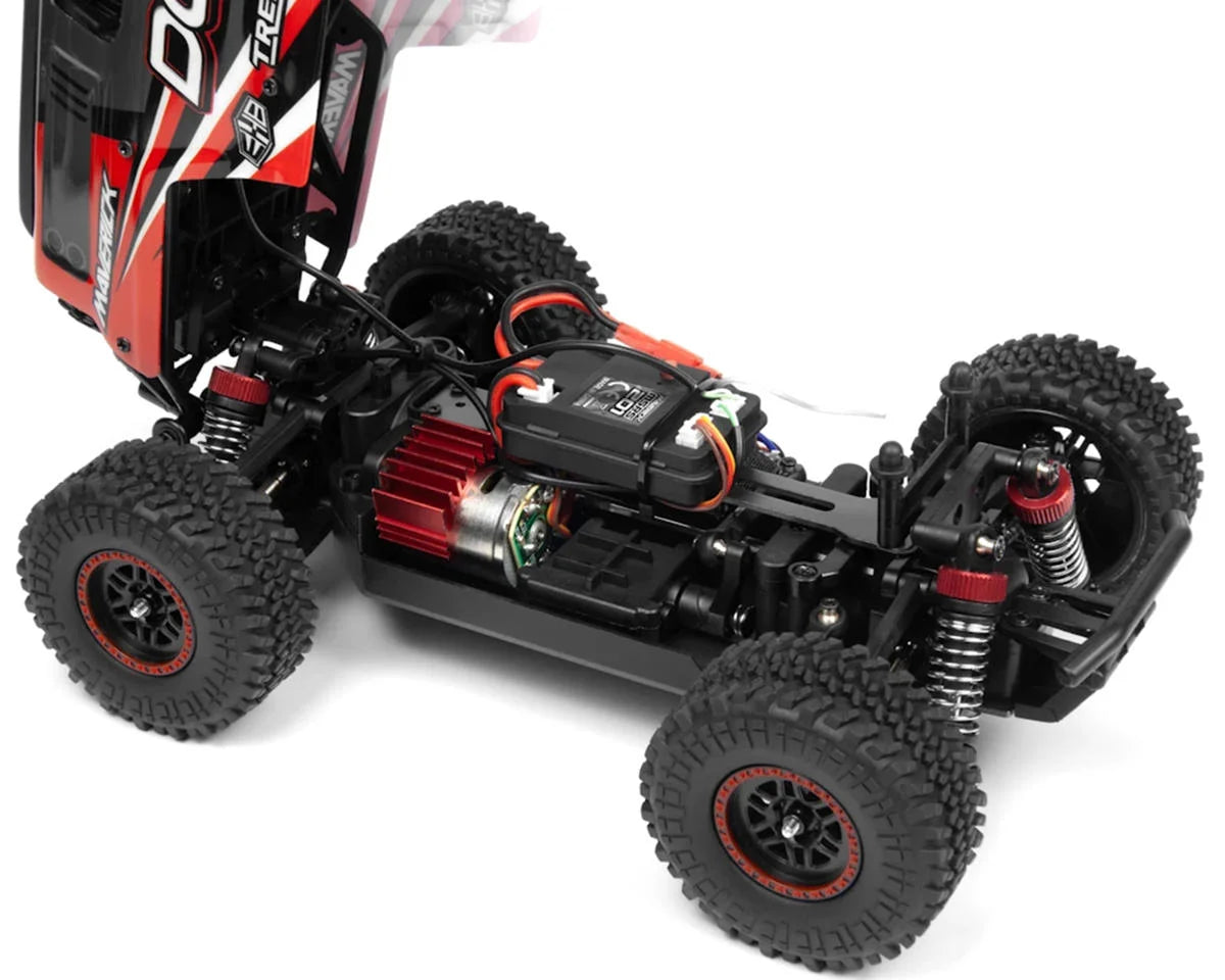 Maverick MVK150701 DOHA 1/20 RTR 4WD Electric Mini Desert Truck (Red)