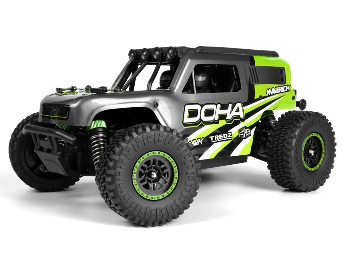 Maverick MVK150703 DOHA 1/20 RTR 4WD Electric Mini Desert Truck (Green)