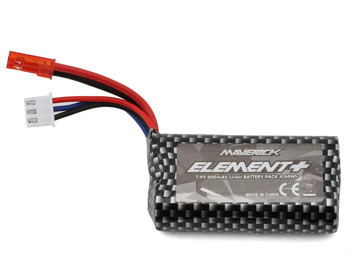 Maverick MVK150742 Element 7.4V 600mAh Li-Ion Battery Pack w/2-Pin JST Connector