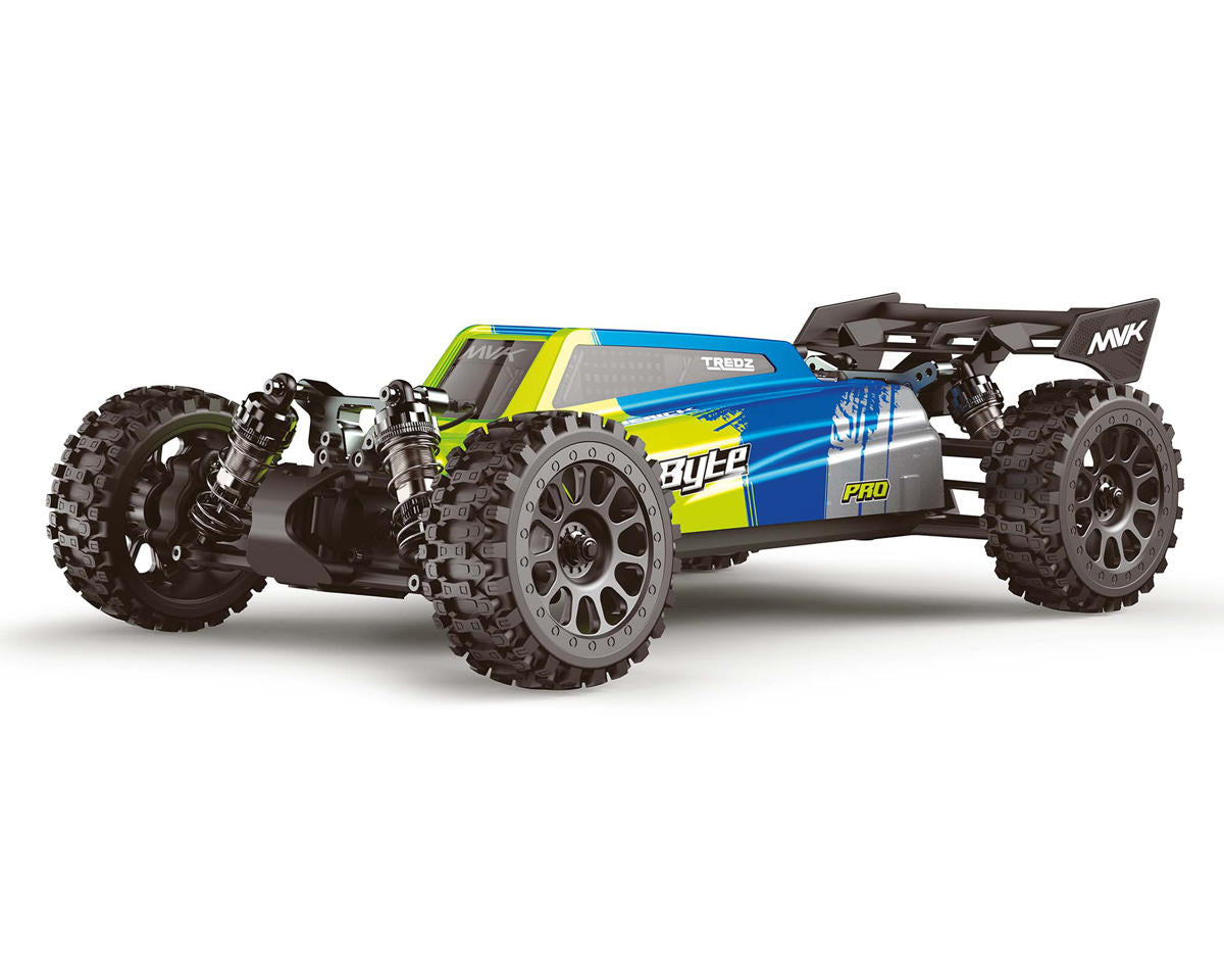 Maverick MVK151403 QByte XB Pro 1/12 Brushless RTR 4WD Electric Off-Road Buggy (Fluoro Green) w/2.4GHz Radio