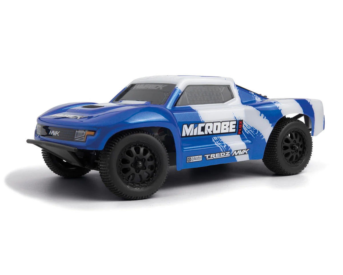 Maverick MVK151508 Microbe SC Flux 1/24 Brushless RTR 2WD Short Course Truck (Blue) w/2.4GHz Radio, Battery & Charger
