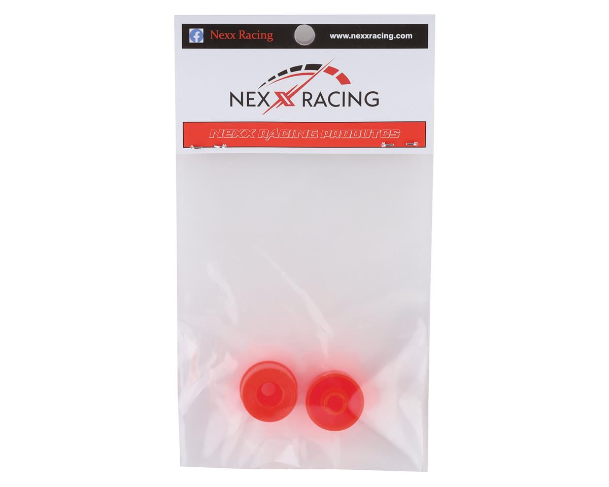 NEXX Racing NX-008 Mini-Z 2WD Jante arrière solide (2) (Rouge) (décalage de 3 mm)